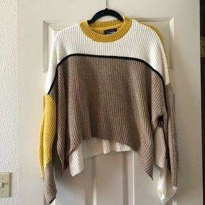 Urban Outfitters Cropped Chenille Sweater